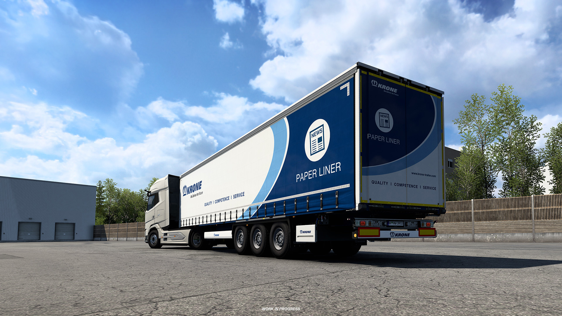 欧洲卡车模拟器2 1.45：克朗拖车包DLC更新